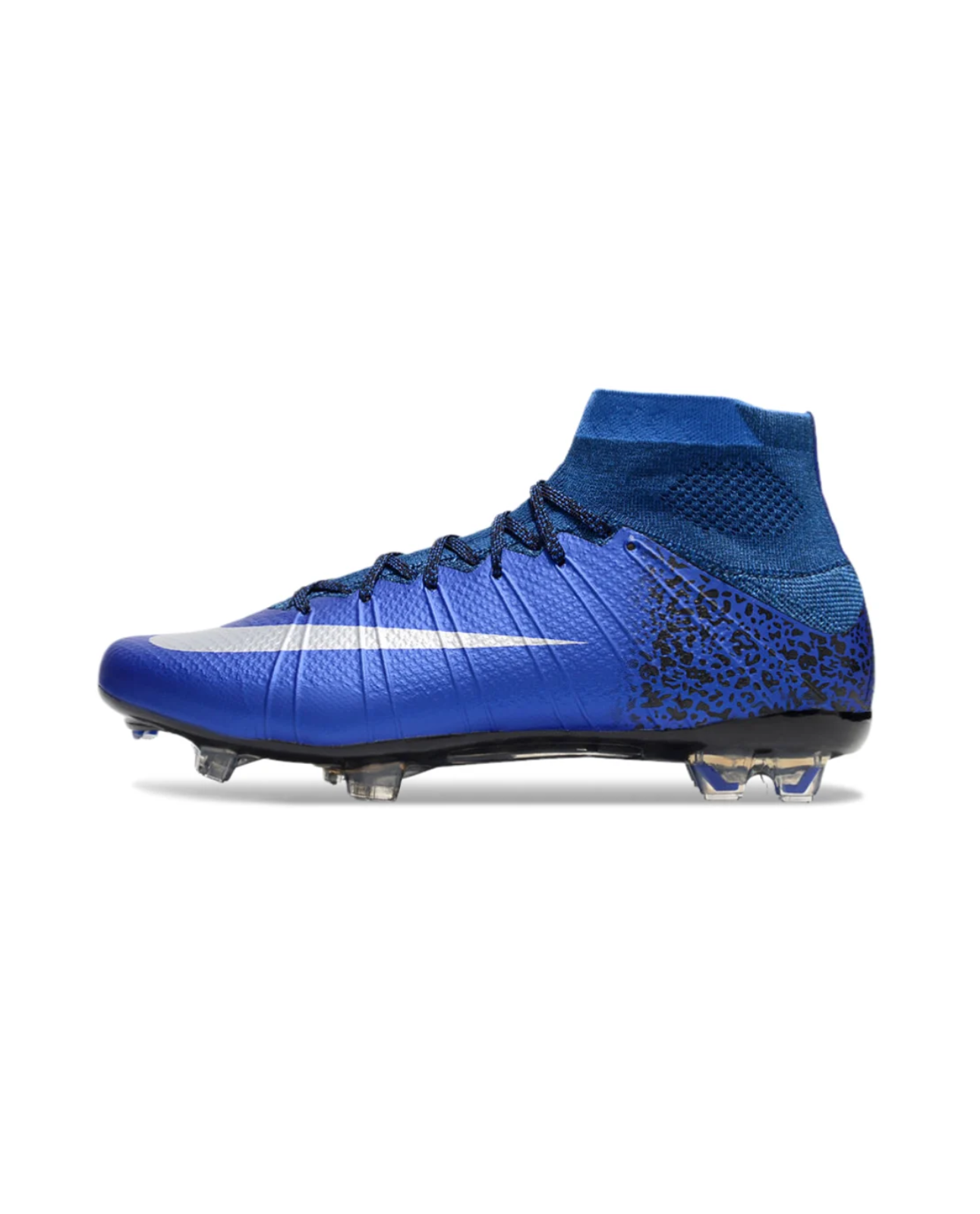 Mercurial Superfly 4 CR7 Blue High Top Air Zoom FG Football Cleats