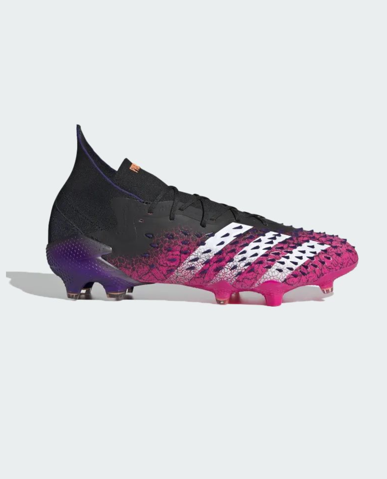 Predator Freak Purple High Top With Lace FG | The Dribble Store