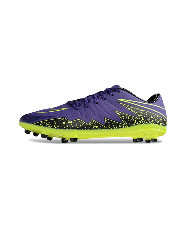 Hypervenom Phantom II Purple Green FG Football Cleats | The