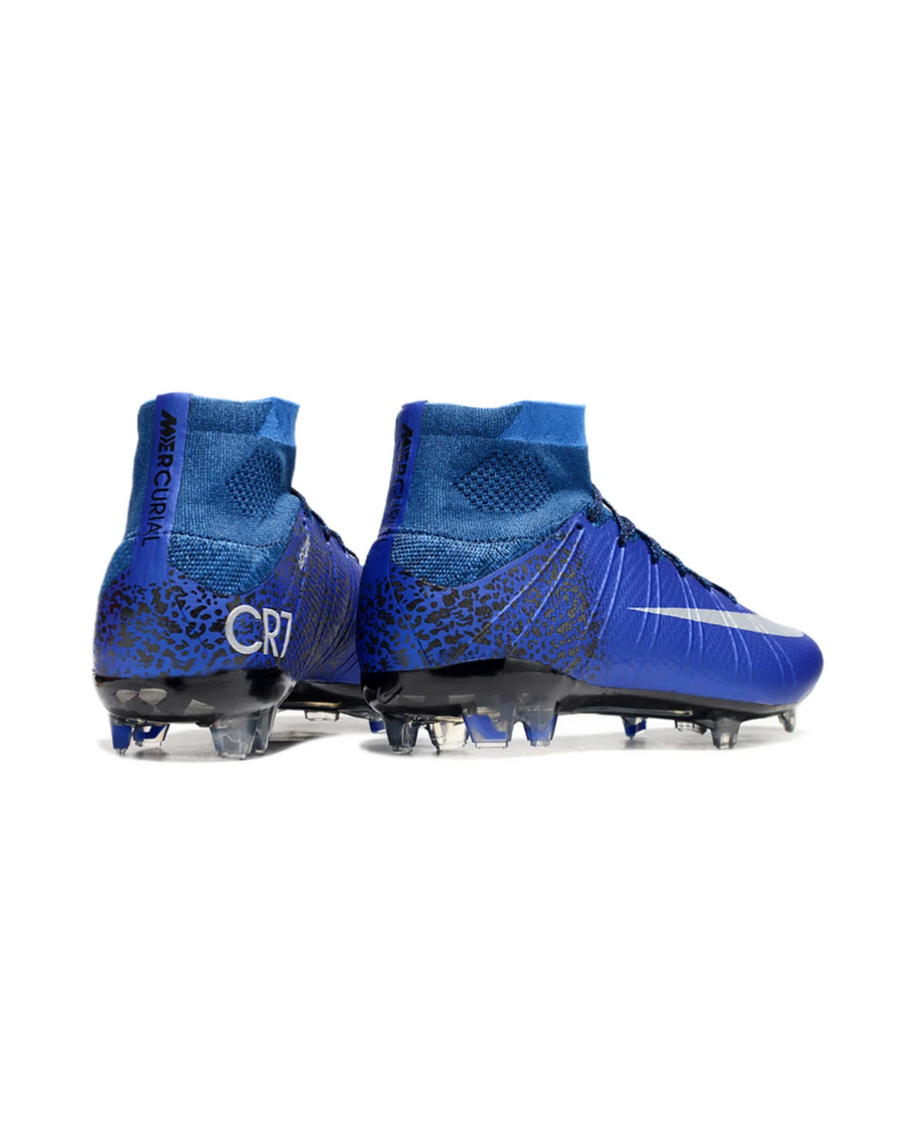 Mercurial Superfly 4 CR7 Blue High Top Air Zoom FG Football Cleats