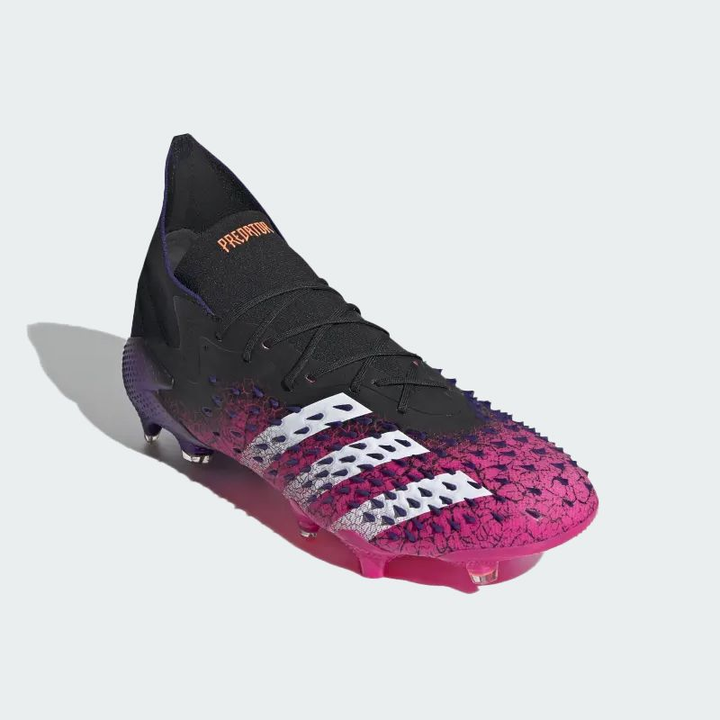Predator Freak Purple High Top With Lace FG | The Dribble Store