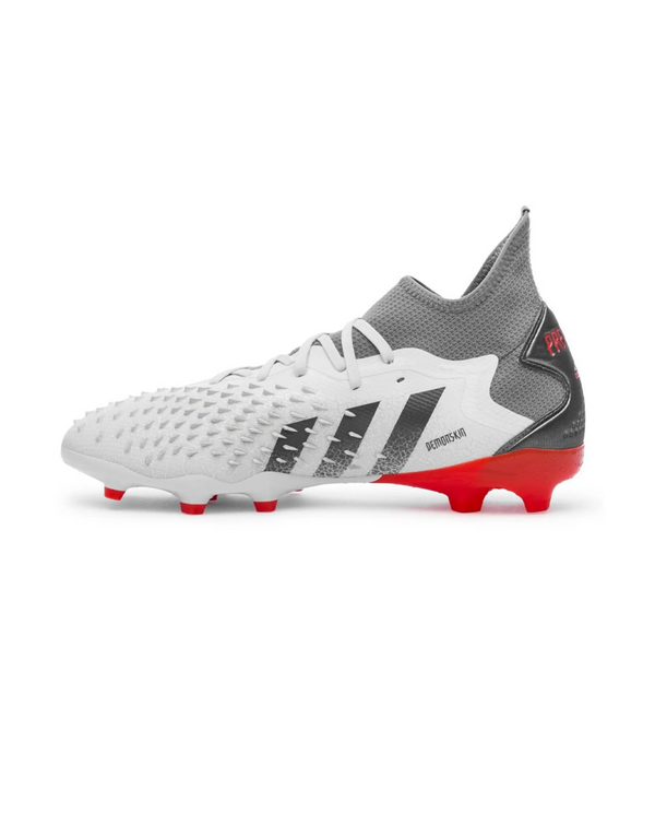 Predator Freak White High Top FG With Lace