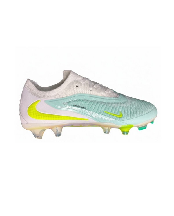 Phantom 6 Luna III Elite White Sky-blue Low-top FG With Lace