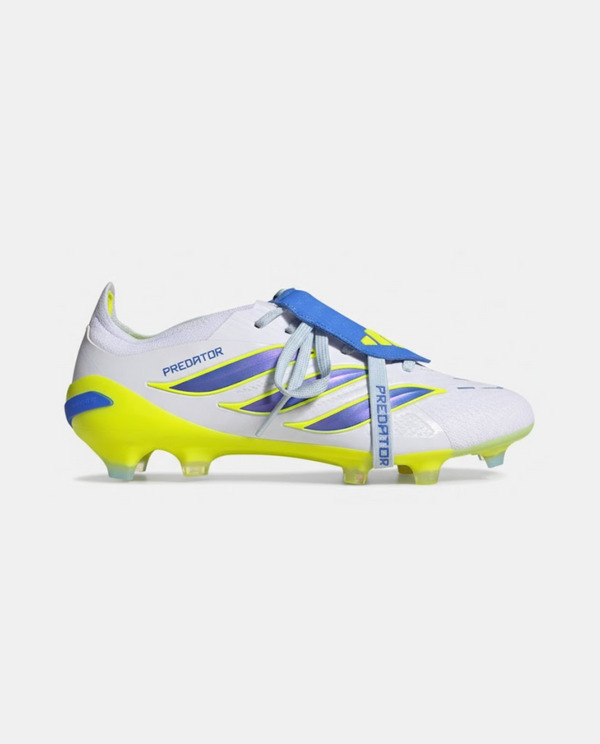 Predator Foldover Elite Green Blue Colour FG With Lace