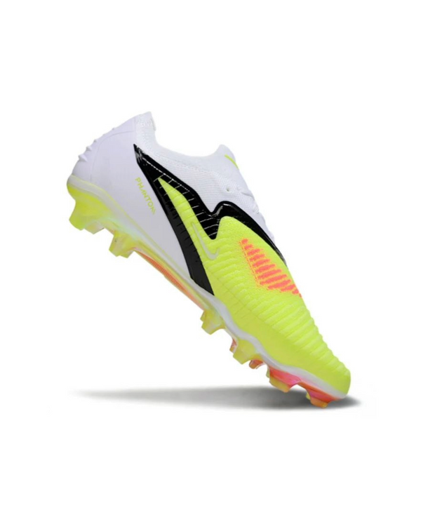 Phantom 6 Luna III Elite White Green FG Football Studs With Lace