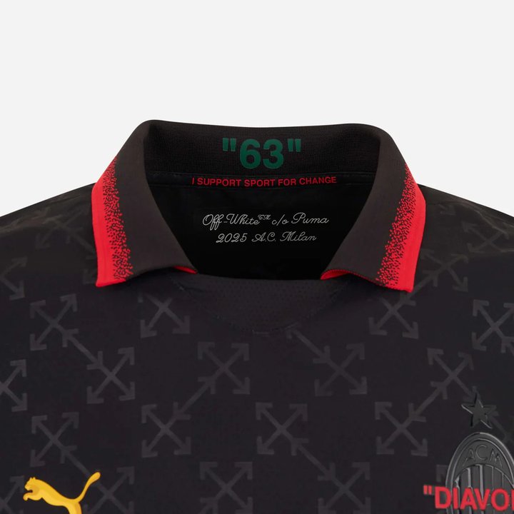 AC Milan Off White Jersey 2024 featuring a bold design and Puma logo for loyal fans