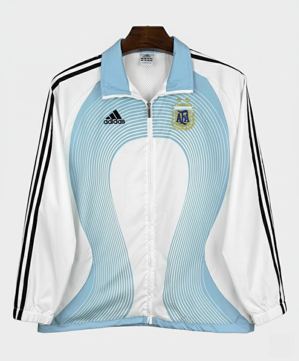 The Dribble Store Argentina 2006 windbreaker with blue and white design and AFA logo for sports fans