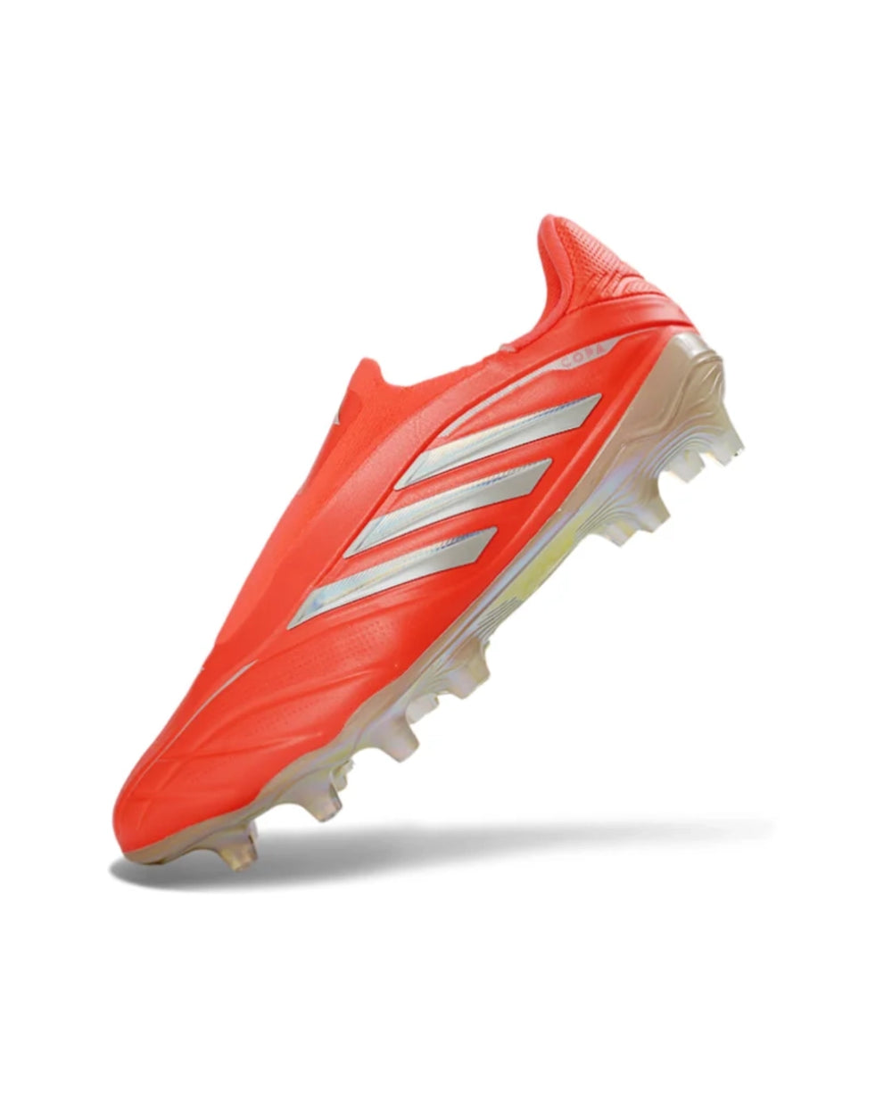 Copa Pure 3 Lace Less Red Silver FG Cleats | Dribble Store – The