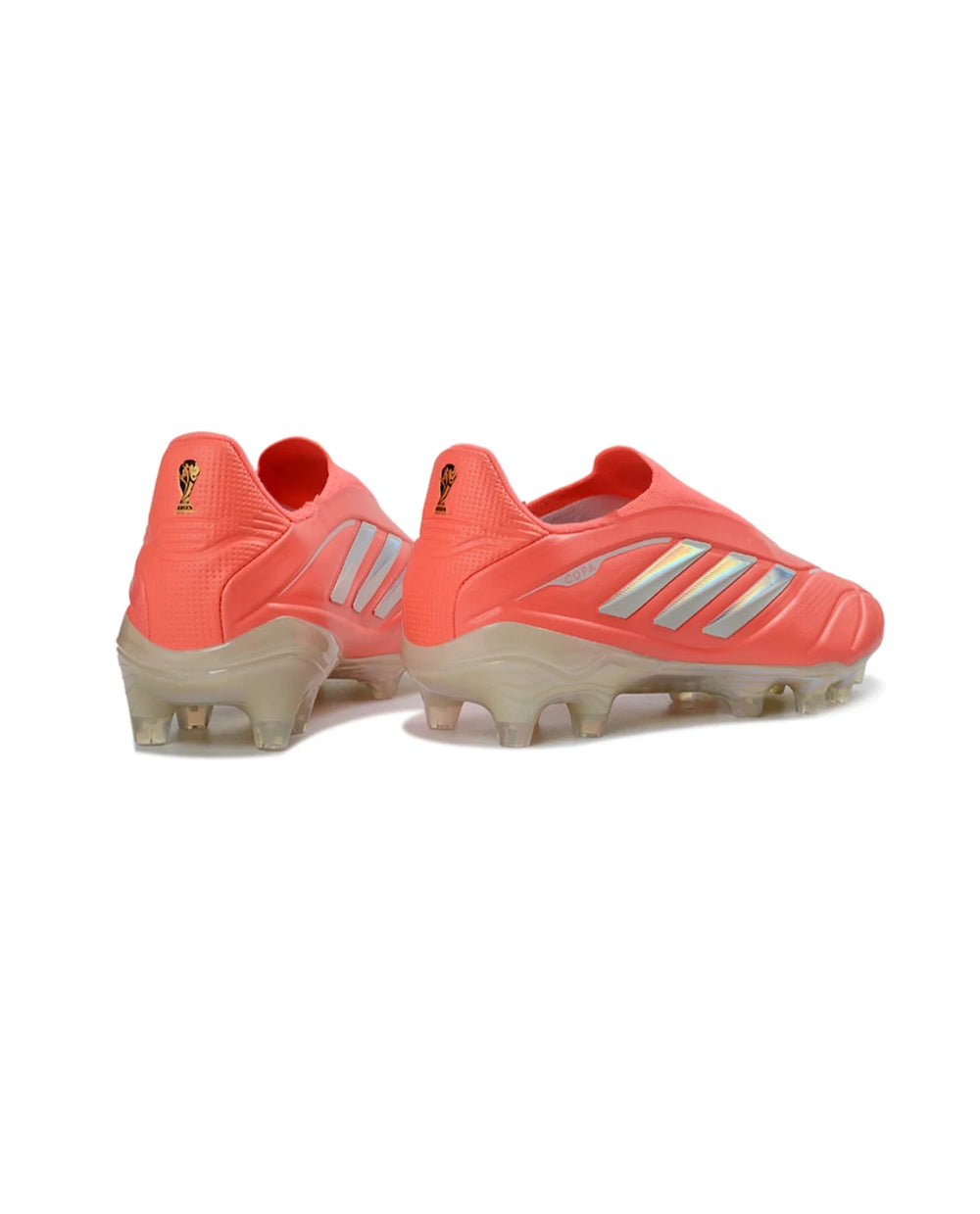 Copa Pure 3 Lace Less Red Silver FG Cleats | Dribble Store – The