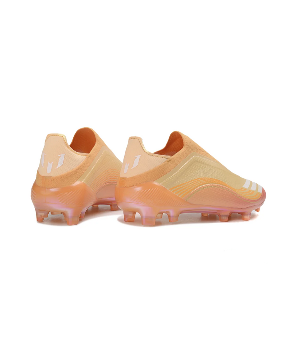 F50 Elite Messi Orange FG Laceless Football Cleats | The Dribble Store