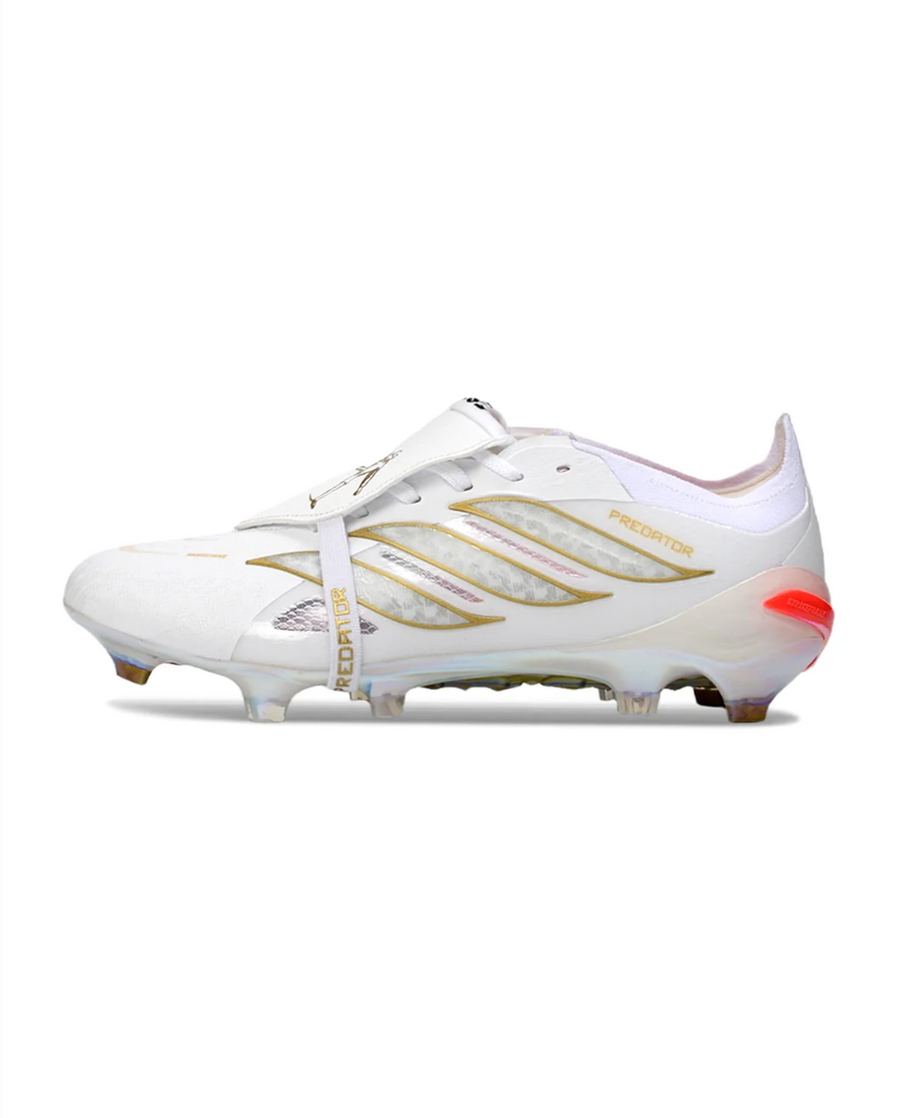  PREDATOR サッカースパイク ホワイト ゴールド Predator 26 Elite White Gold Fold over FG Football Cleats