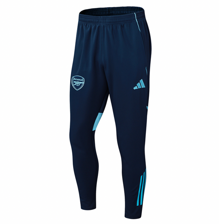 The Dribble Store Arsenal blue training suit 2025-26 featuring lightweight fabric and tapered fit