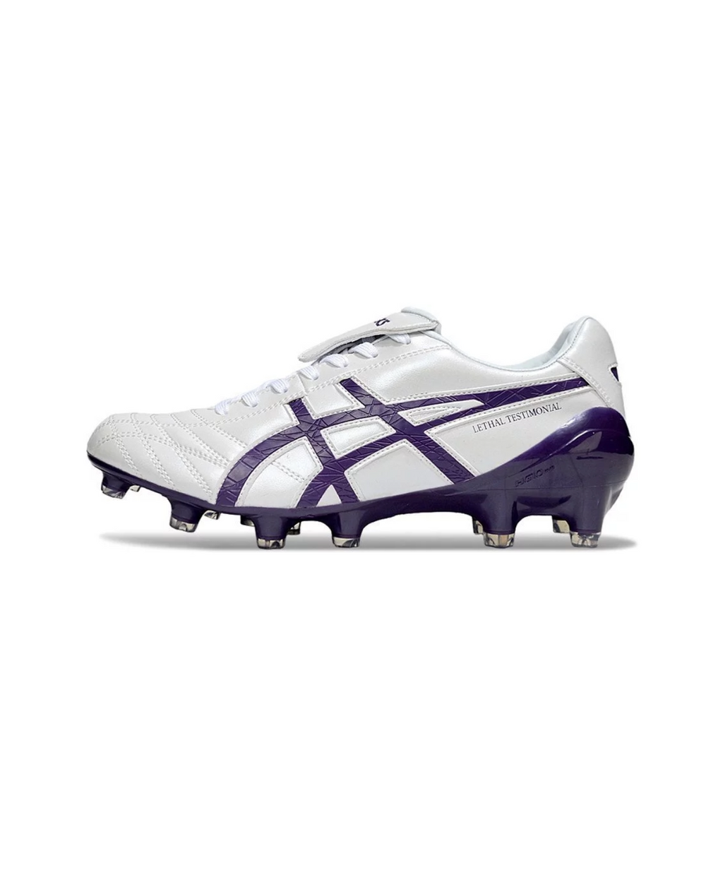 Lethal Testimonial 4 IT White Purple FG Football Boots for Speed