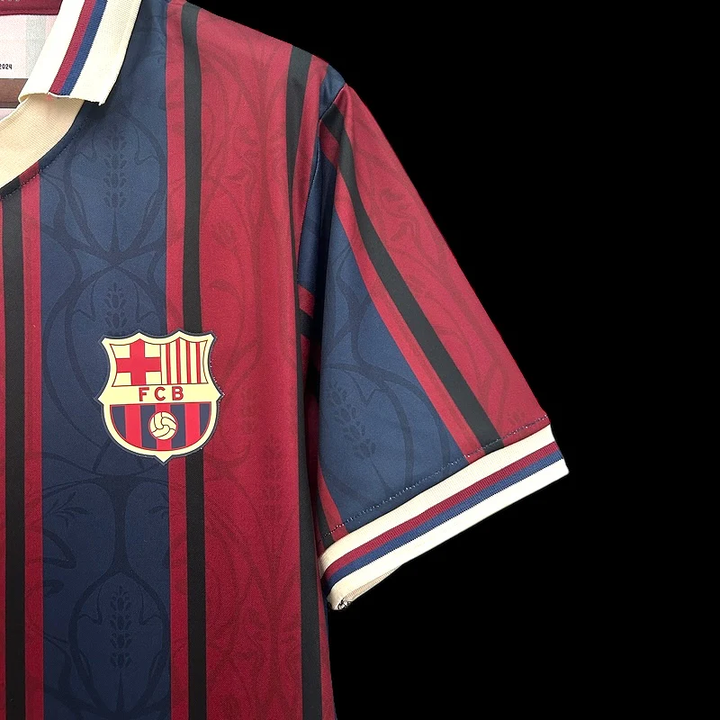 Barcelona 125th Anniversary Jersey 2025 featuring classic design with club crest and vibrant colors
