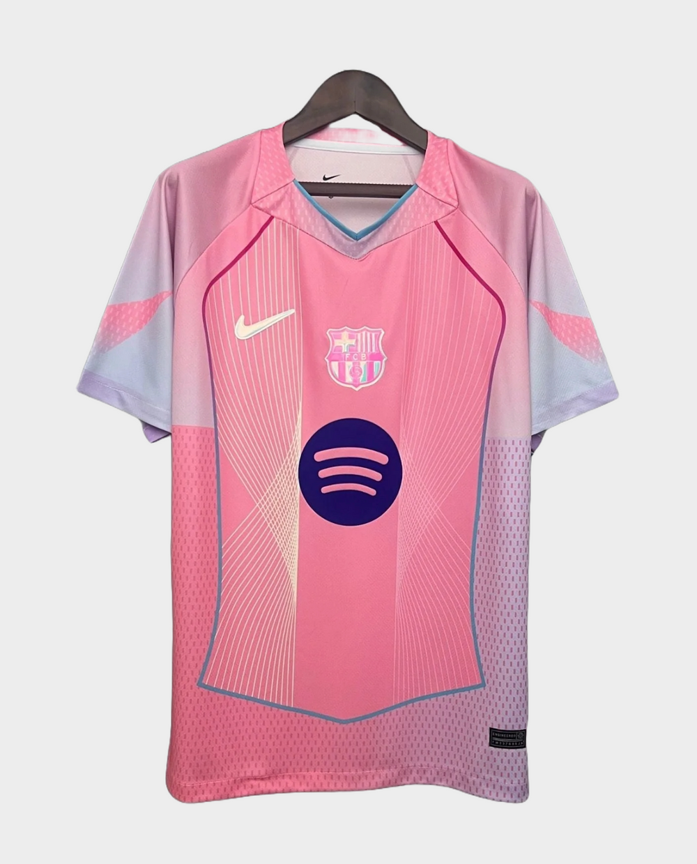 FC Barcelona ピンクジャージ Nike サイン入りデヨング Nike F.C. Barcelona Mens XXL Full Zip graphic Hoodie pink Sweater