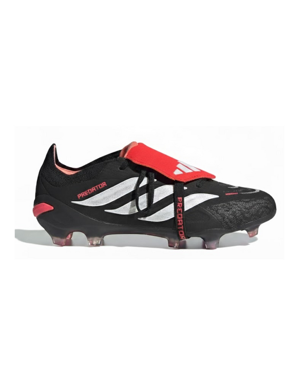 Predator Elite Foldover FG Red And Black With Lace