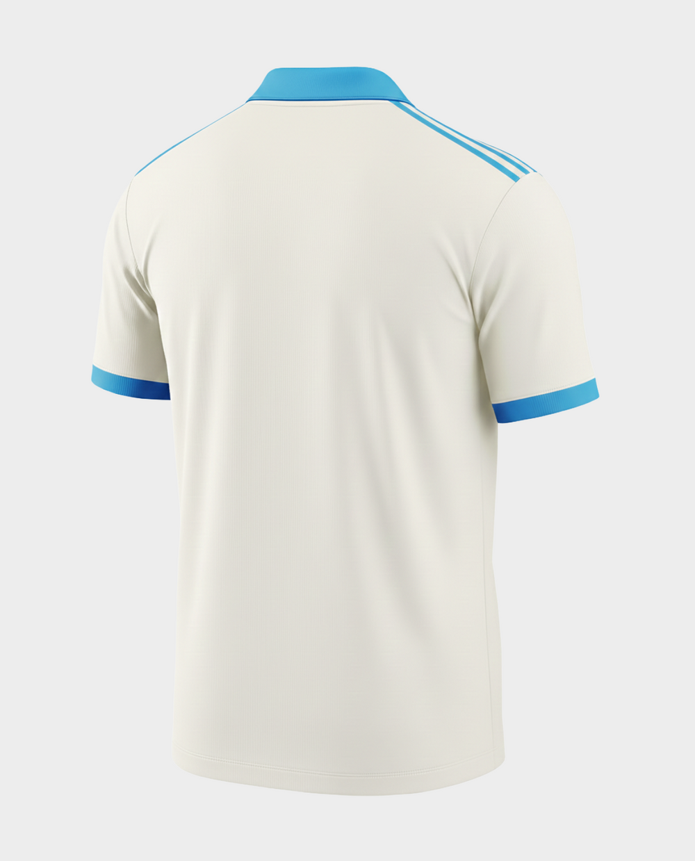 India Cricket Polo 2026: White & Blue Jersey | Dribble Store – The