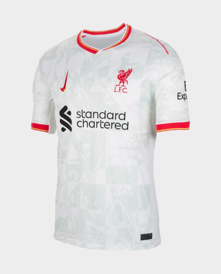 Liverpool 2024 third jersey featuring a modern design and logo from Striker Store