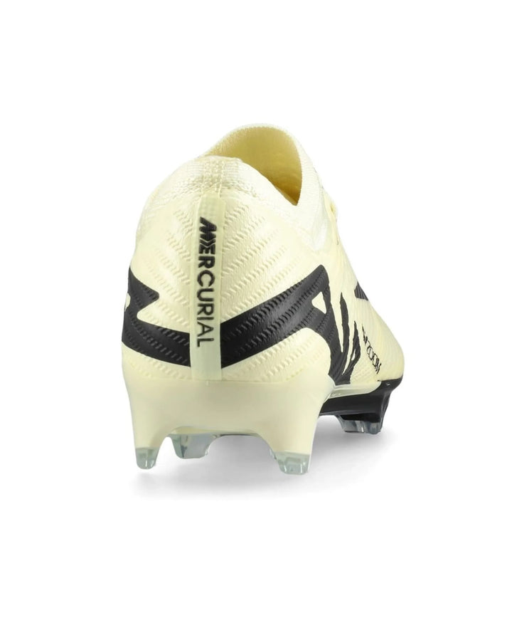 Mercurial Vapor 15 Elite Cream Black Air Zoom FG Cleats | Dribble