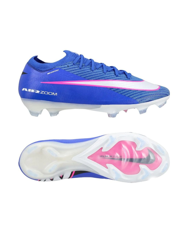 Mercurial Vapor 16 Elite Blue White Air Zoom FG Cleats | Dribble