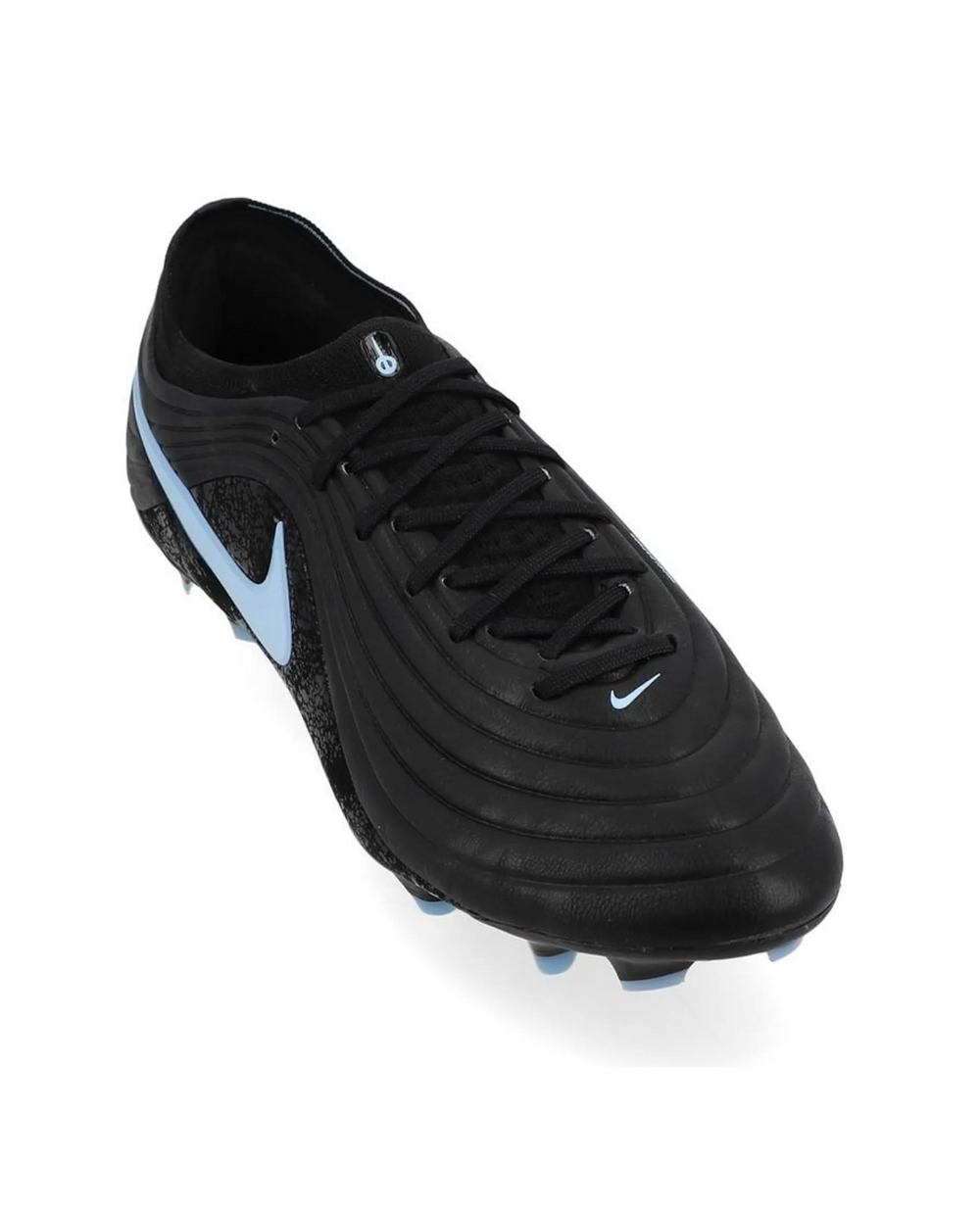 Tiempo Legend 10 Elite FG Cleats - Black Ice Blue Design | Dribble
