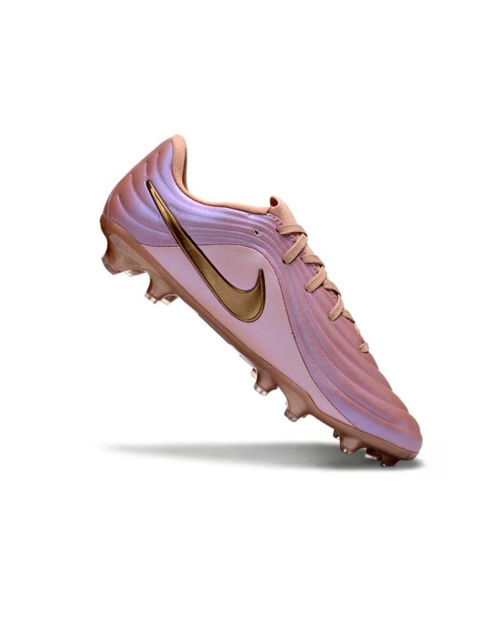 Tiempo Legend 10 Elite FG Pink Gold Football Studs | Dribble Store