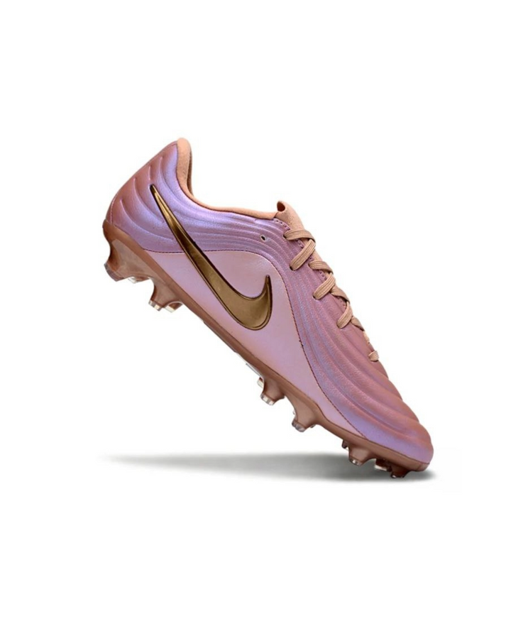 Tiempo Legend 10 Elite FG Pink Gold Football Studs | Dribble Store
