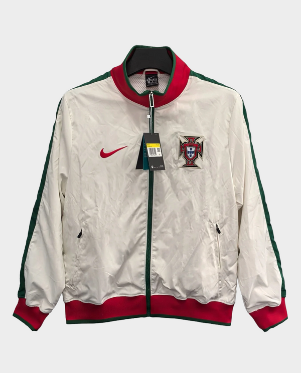Portugal windbreaker jacket 2025 by The Dribble Store with a red and green design and national emblem
