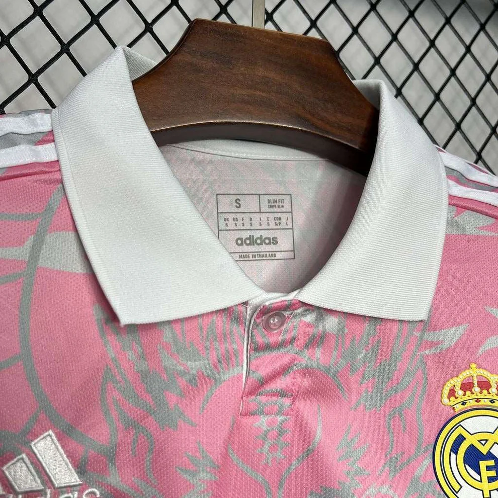 Real Madrid Pink Dragon Jersey Player Version | The Dribble Store